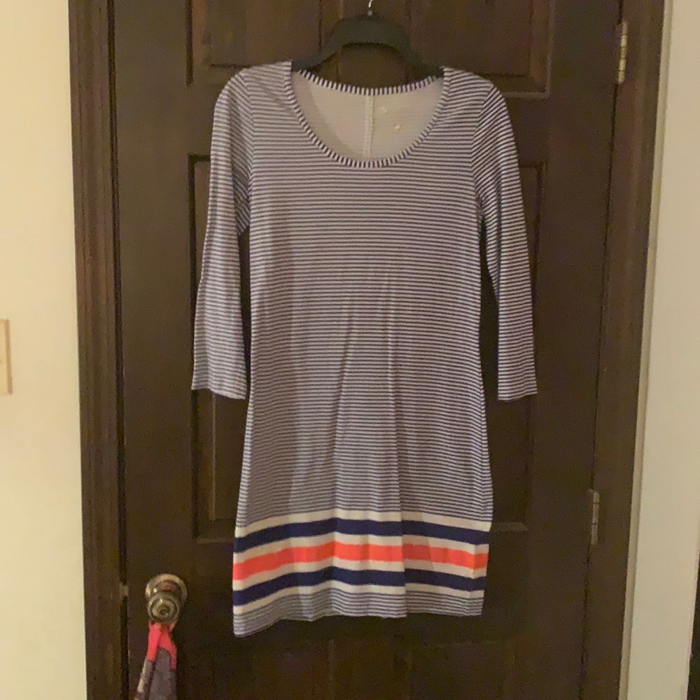 Lilly Pulitzer Blue and White Striped Dress